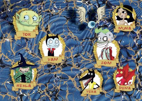 Zombien Zom Persongalleri
